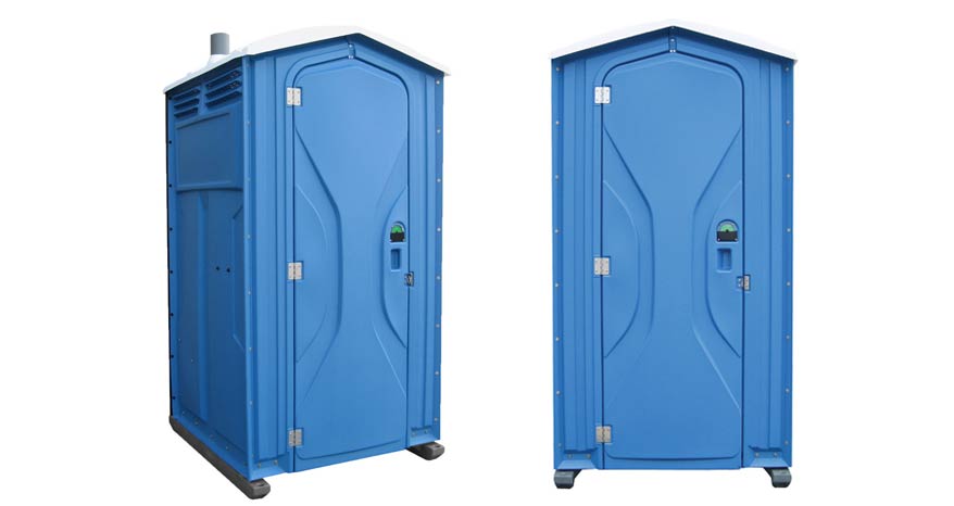 Long-term porta potty units on site in Yelm, Washington